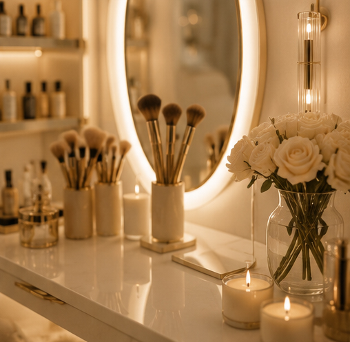 Elegant beauty look